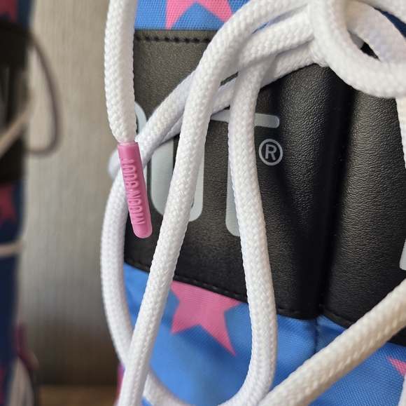 Moon Boot Icon Retrobiker Snow Boots Blue Pink Moon Boot Stars Snow Boots - Picture 11 of 15